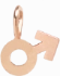 14k Midi Bitty Männliches Symbol Anhänger