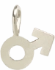 14k Midi Bitty Männliches Symbol Anhänger