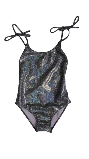 Afrodite Black Glitter Einteiler