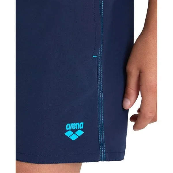 Arena Beach Boxers Einfarbig Marineblau-Türkis