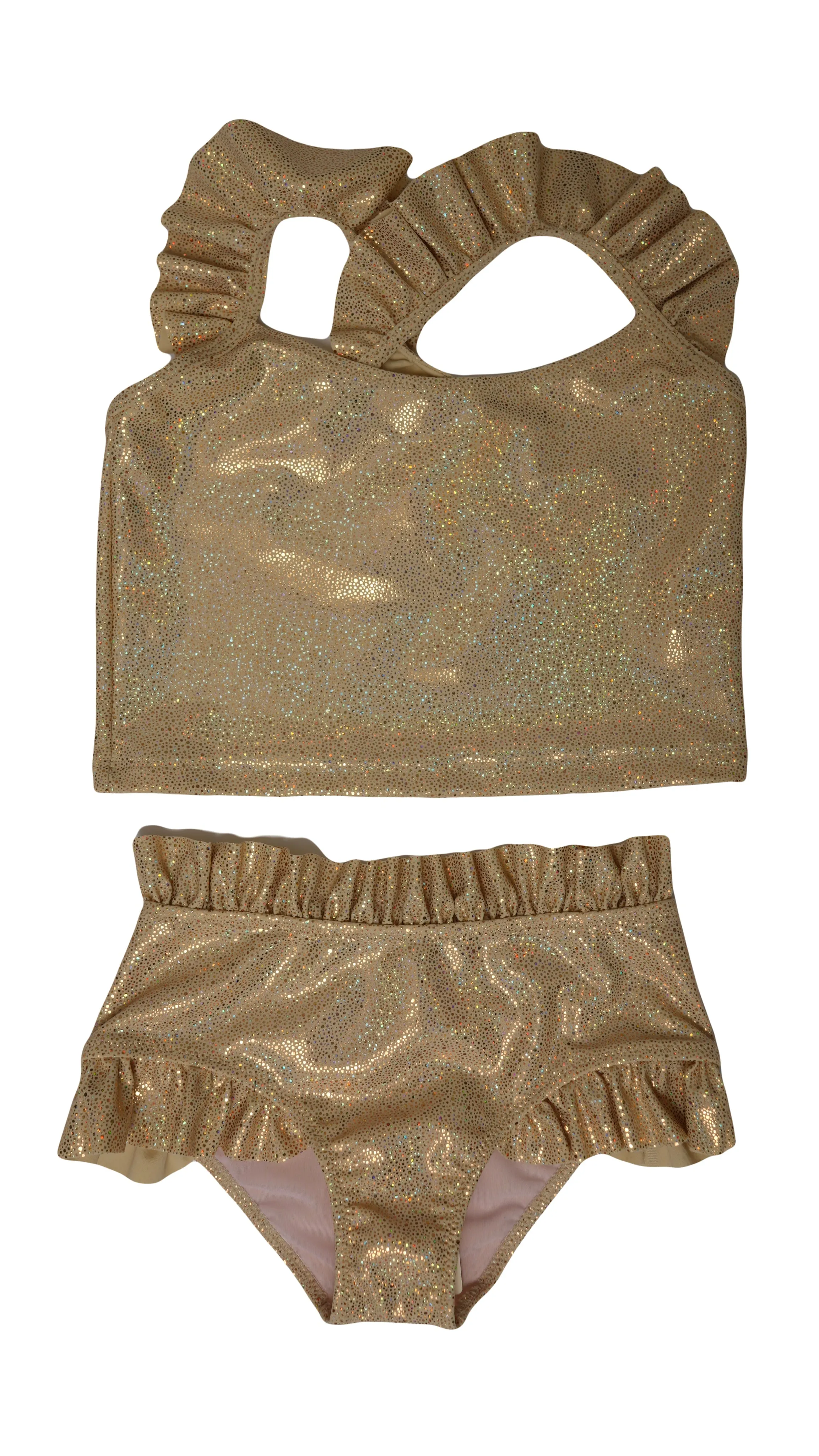 Arianna Gold Glitzer Bikini