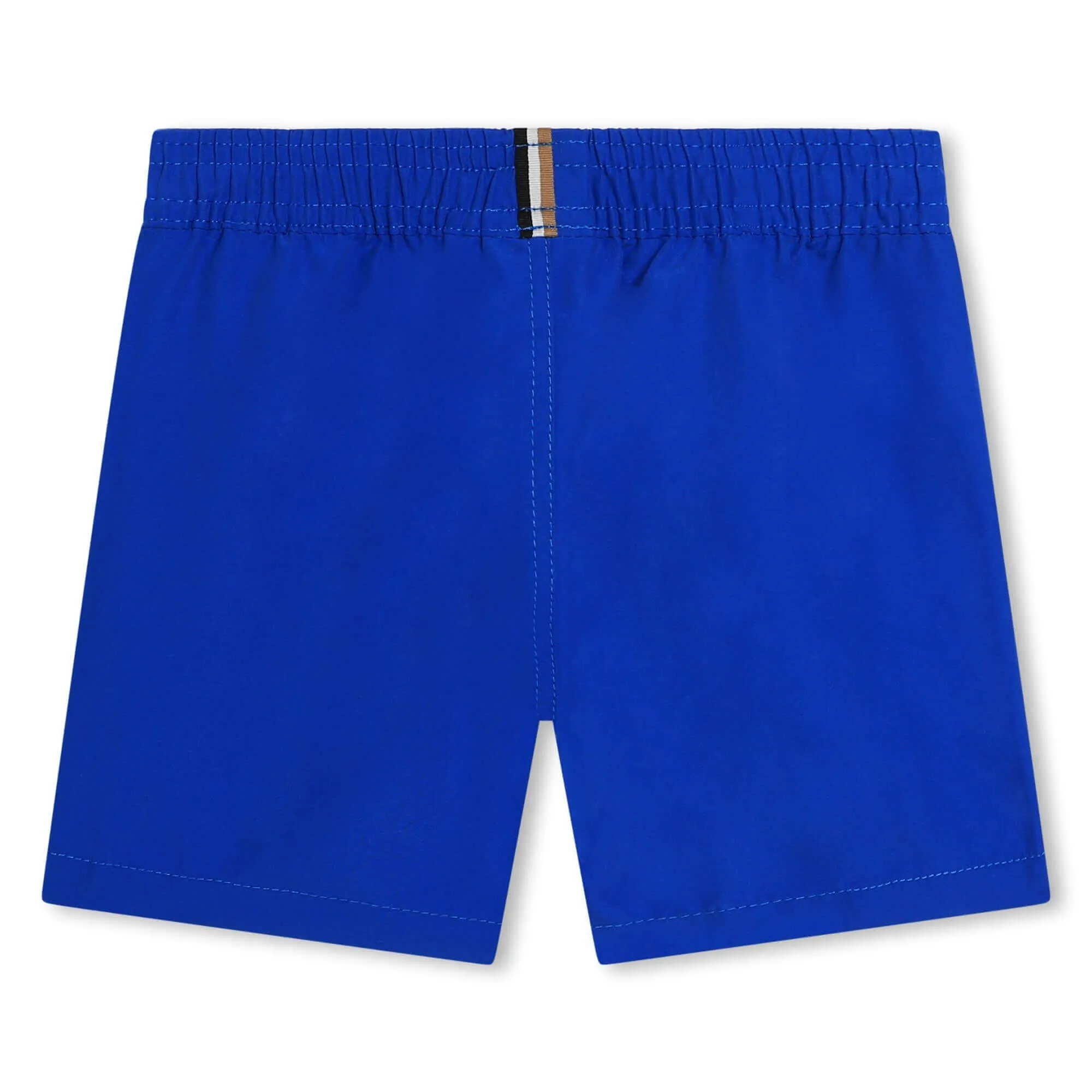 Badehorts für Jungen in Blau mit Logo