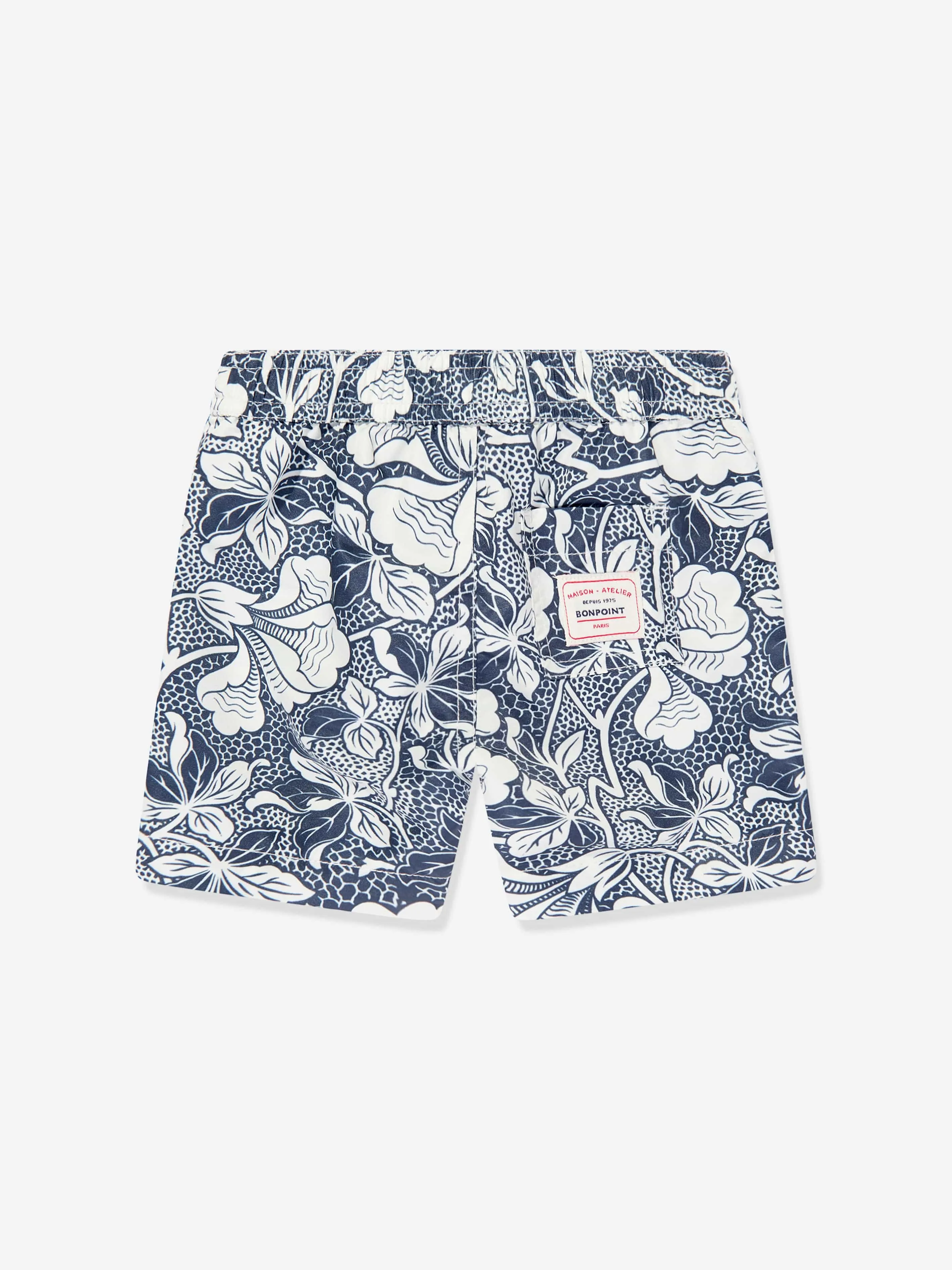 Blaue Blumen-Badeshorts für Babyjungen