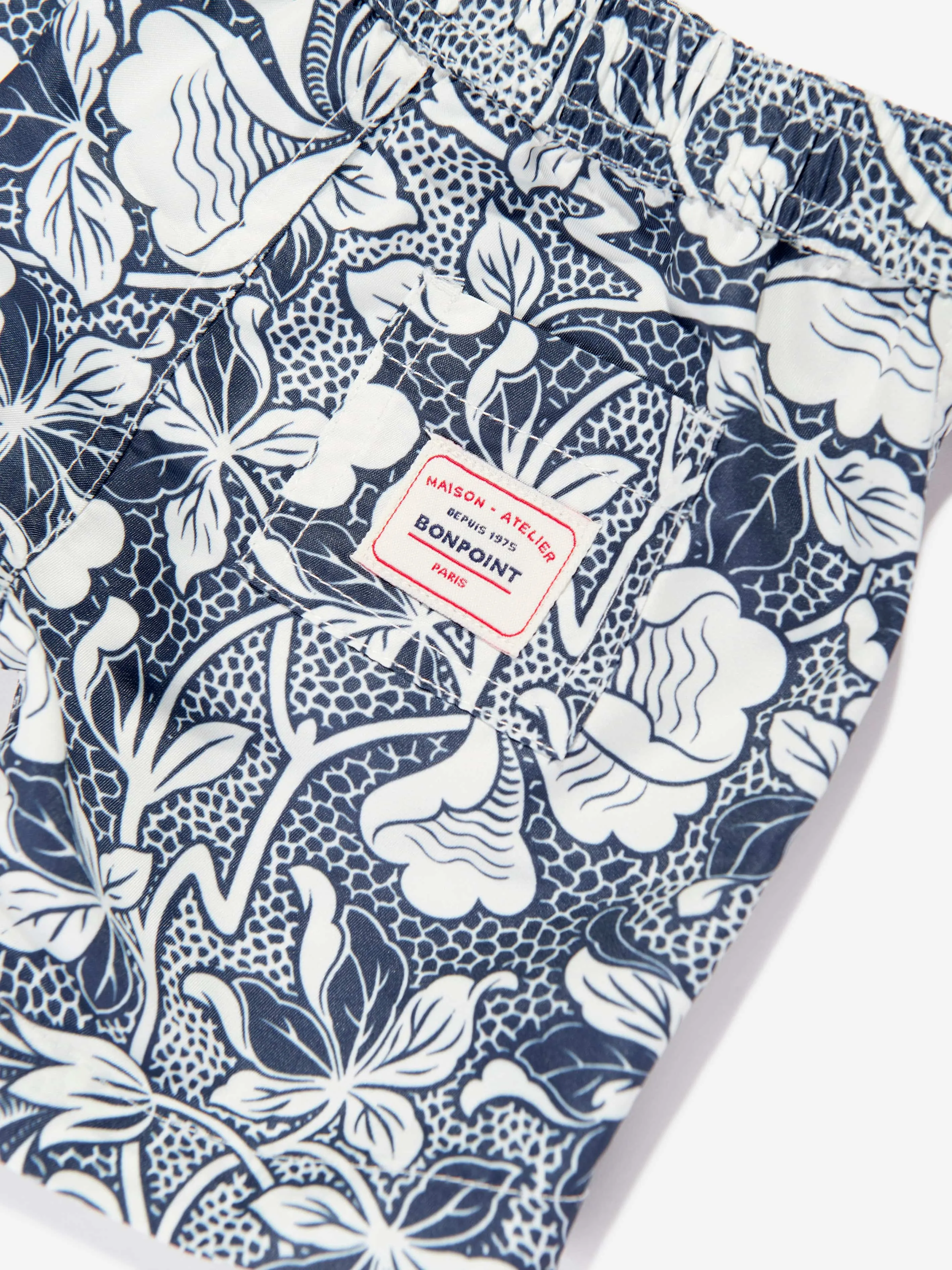 Blaue Blumen-Badeshorts für Babyjungen