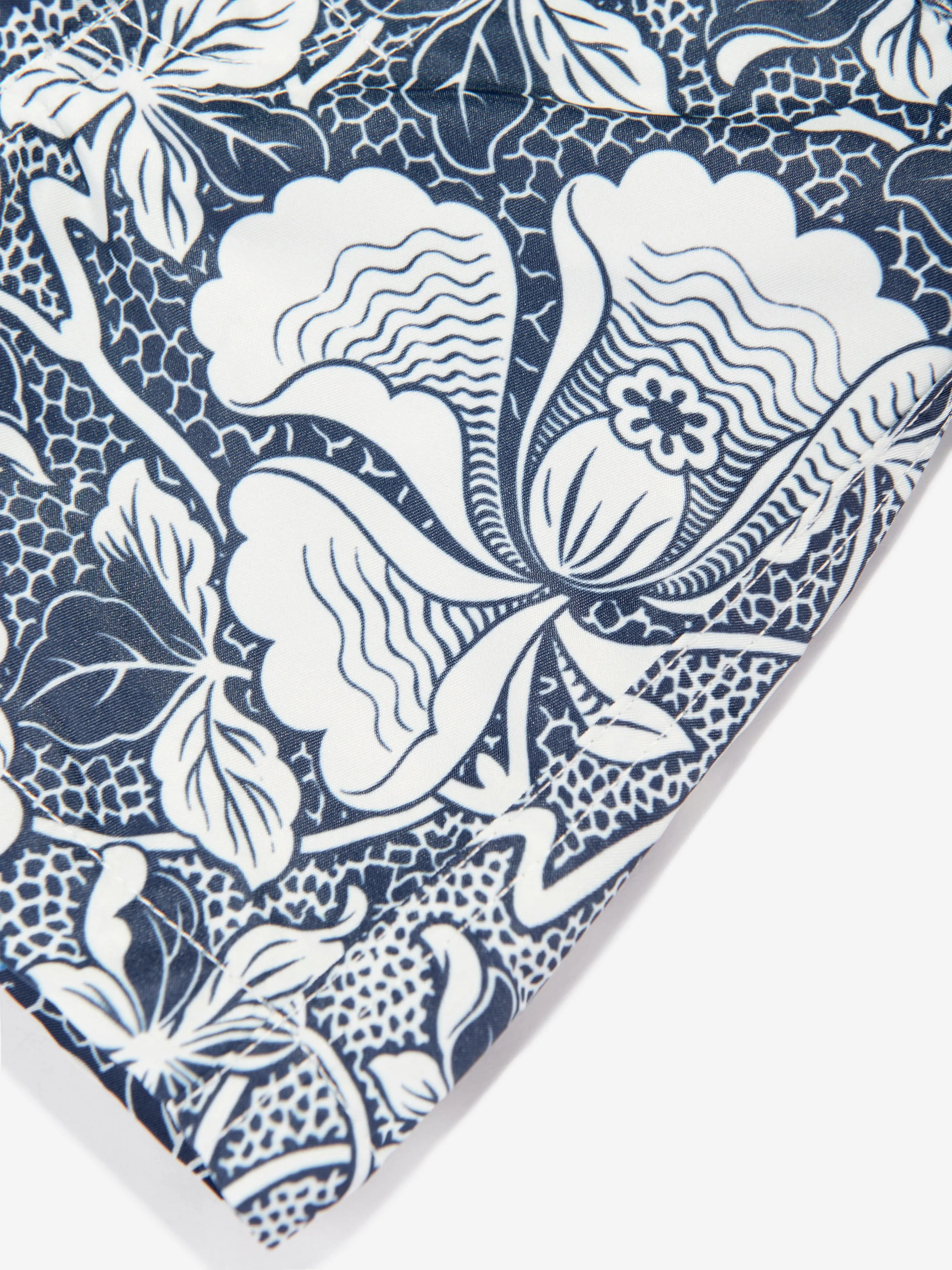 Blaue Blumen-Badeshorts für Babyjungen