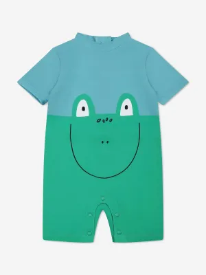 Baby Boys Frosch Overall Badeanzug in Grün