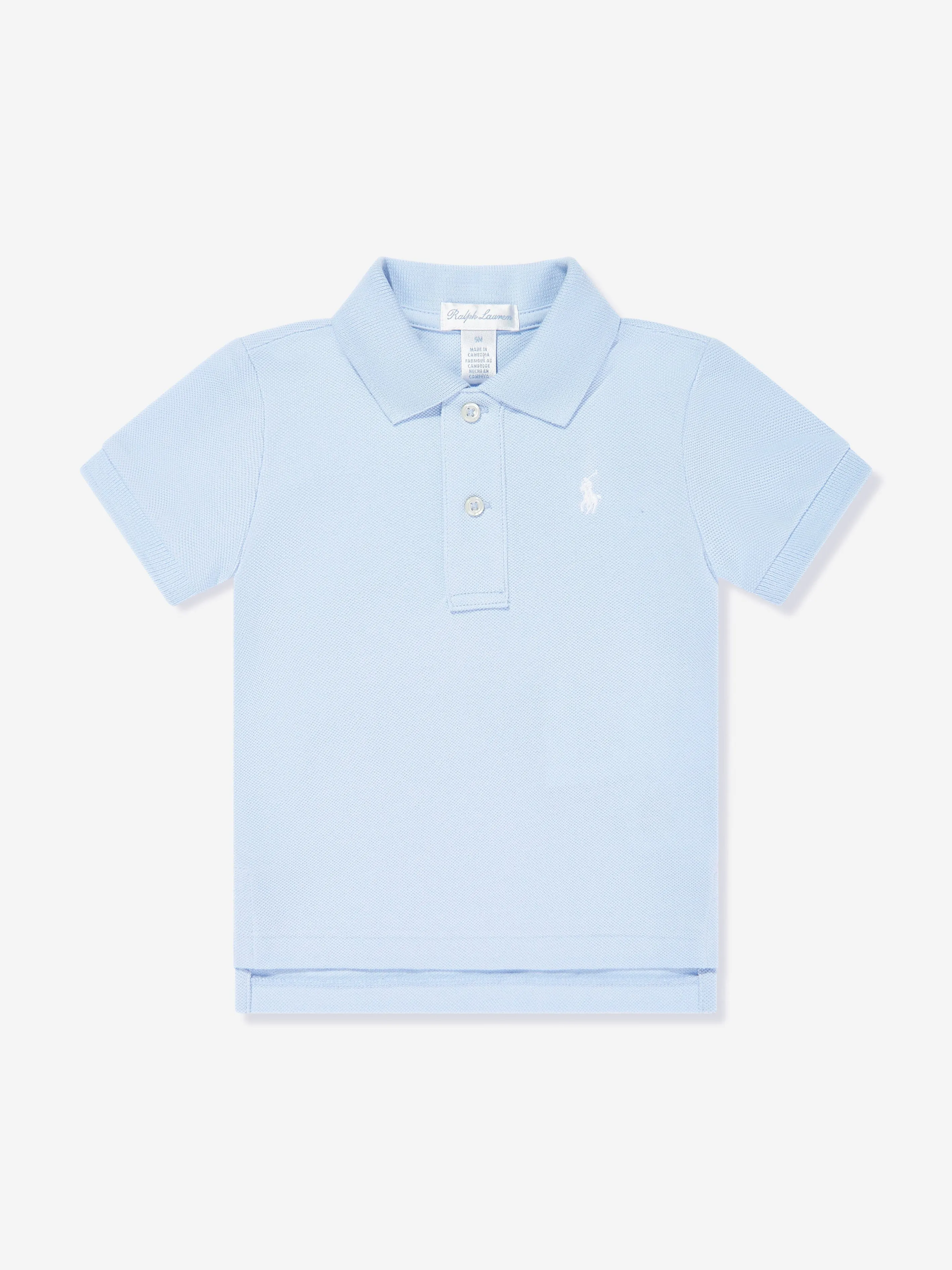 Logo Polohemd für Jungen in Blau