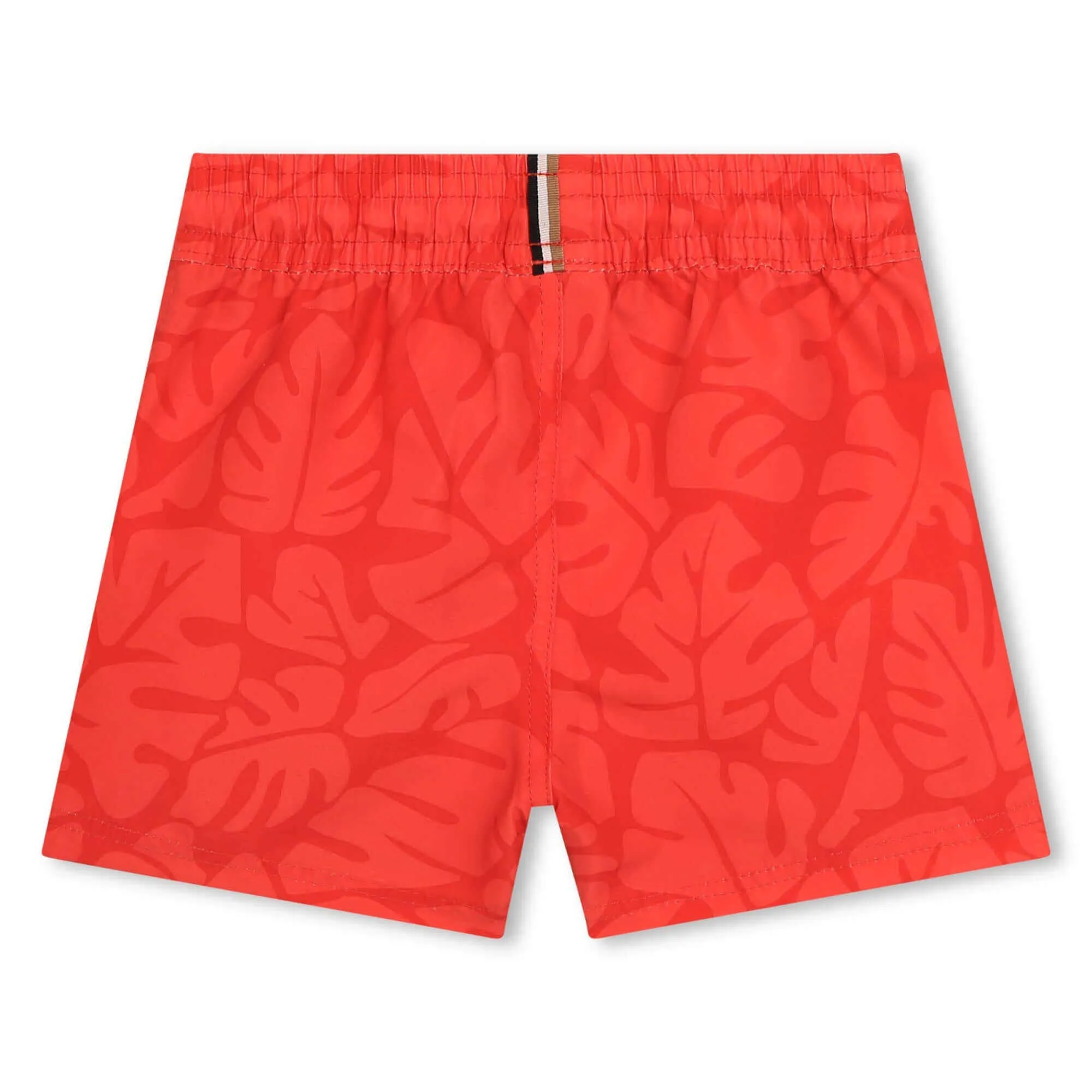 Rote bedruckte Badeshorts für Babyjungen
