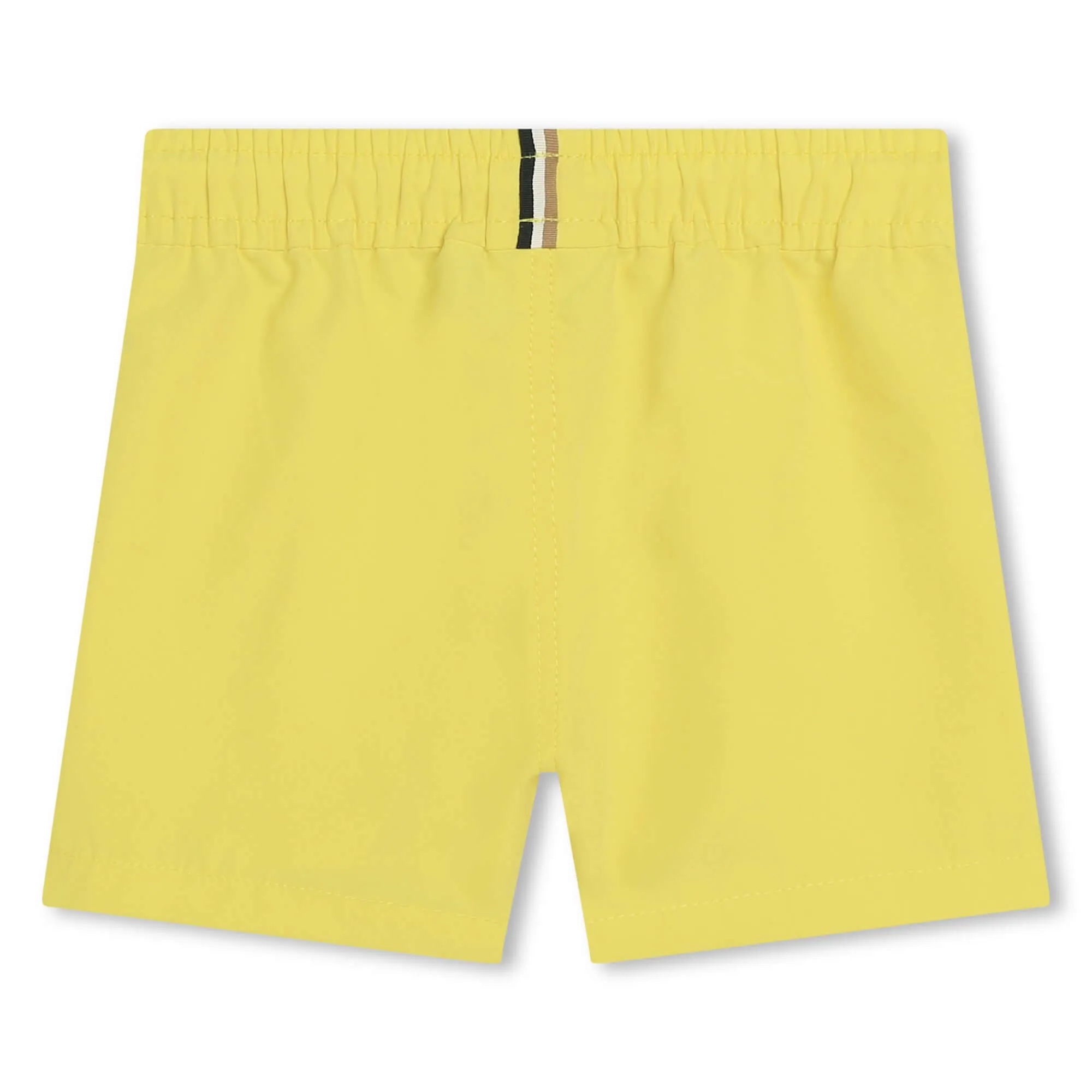 Gelbe Badeshorts mit Logo für Babyjungen