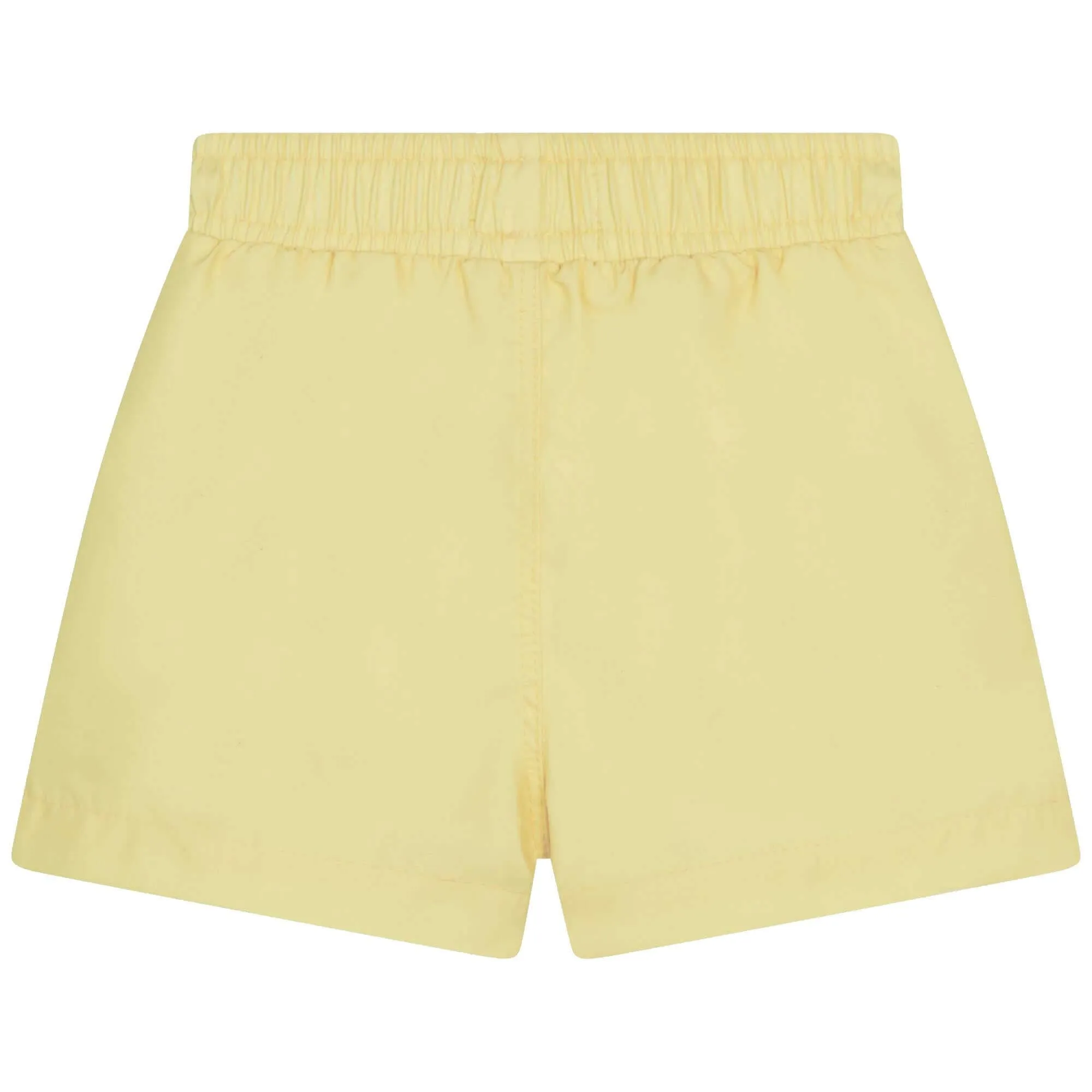 Gelbe Badeshorts mit Logo für Jungen