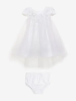 Engelshaftes Kleid für Babygirls in Weiß