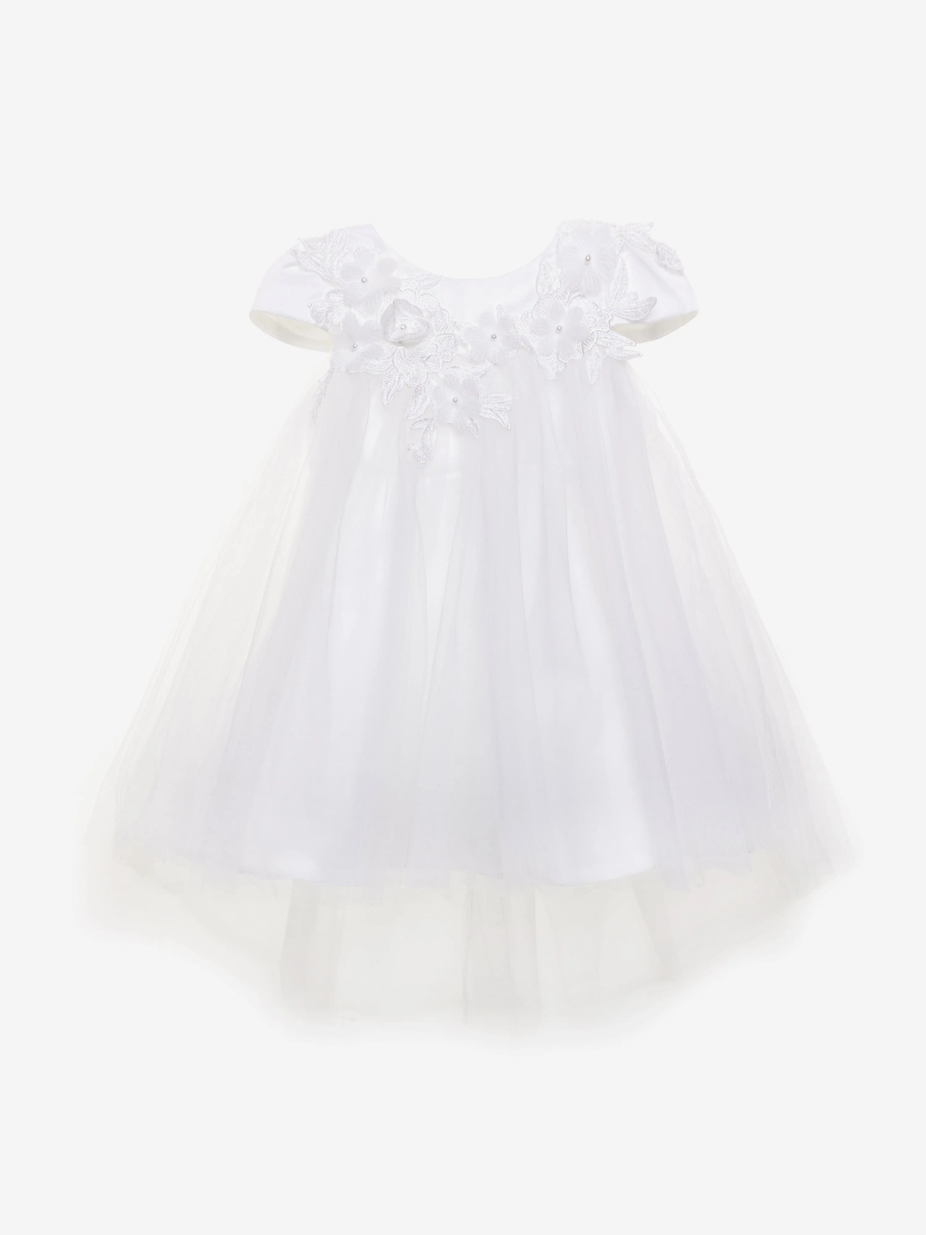 Engelshaftes Kleid für Babygirls in Weiß
