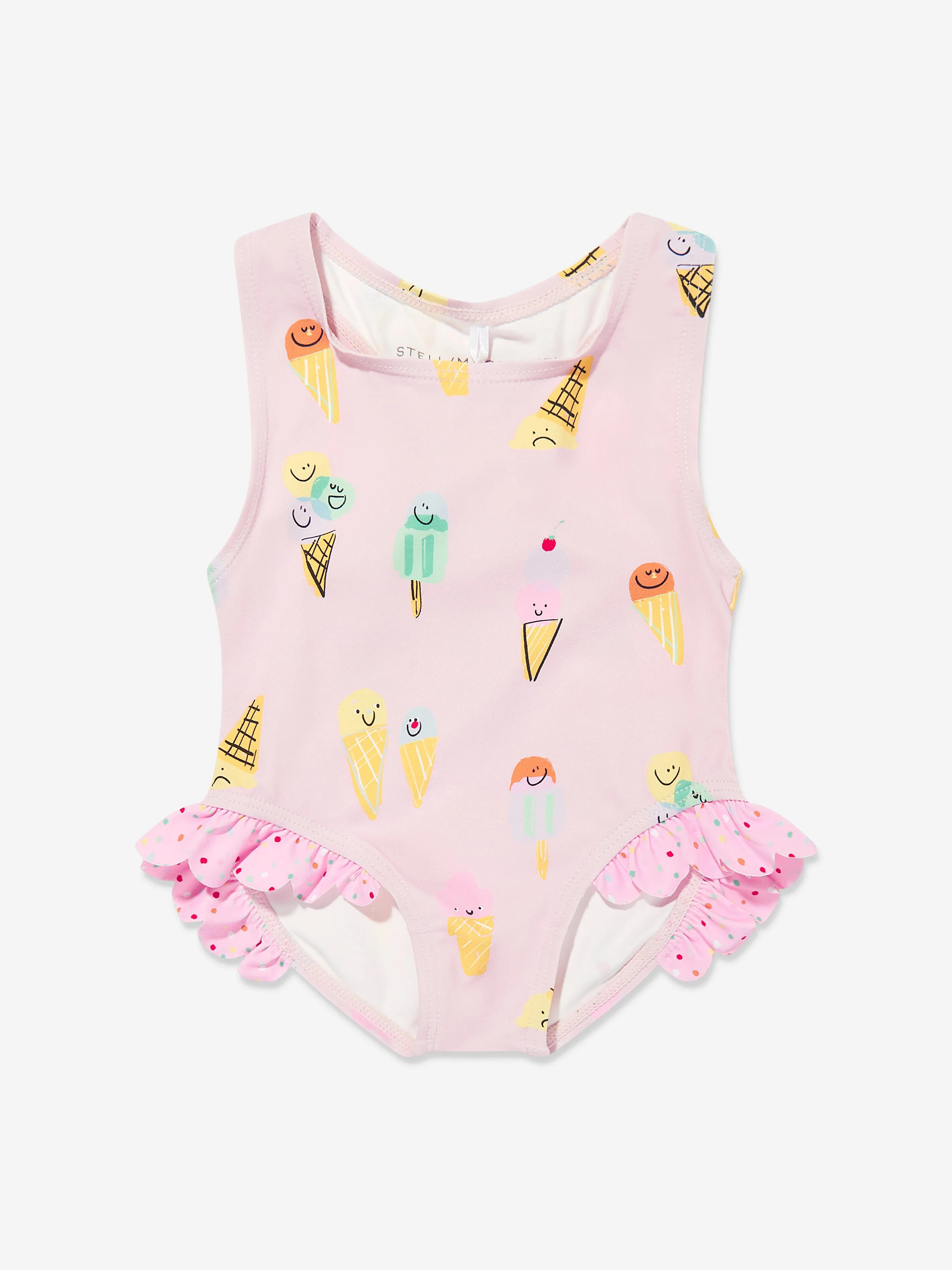 Baby Mädchen Eiscreme Badeanzug in Rosa