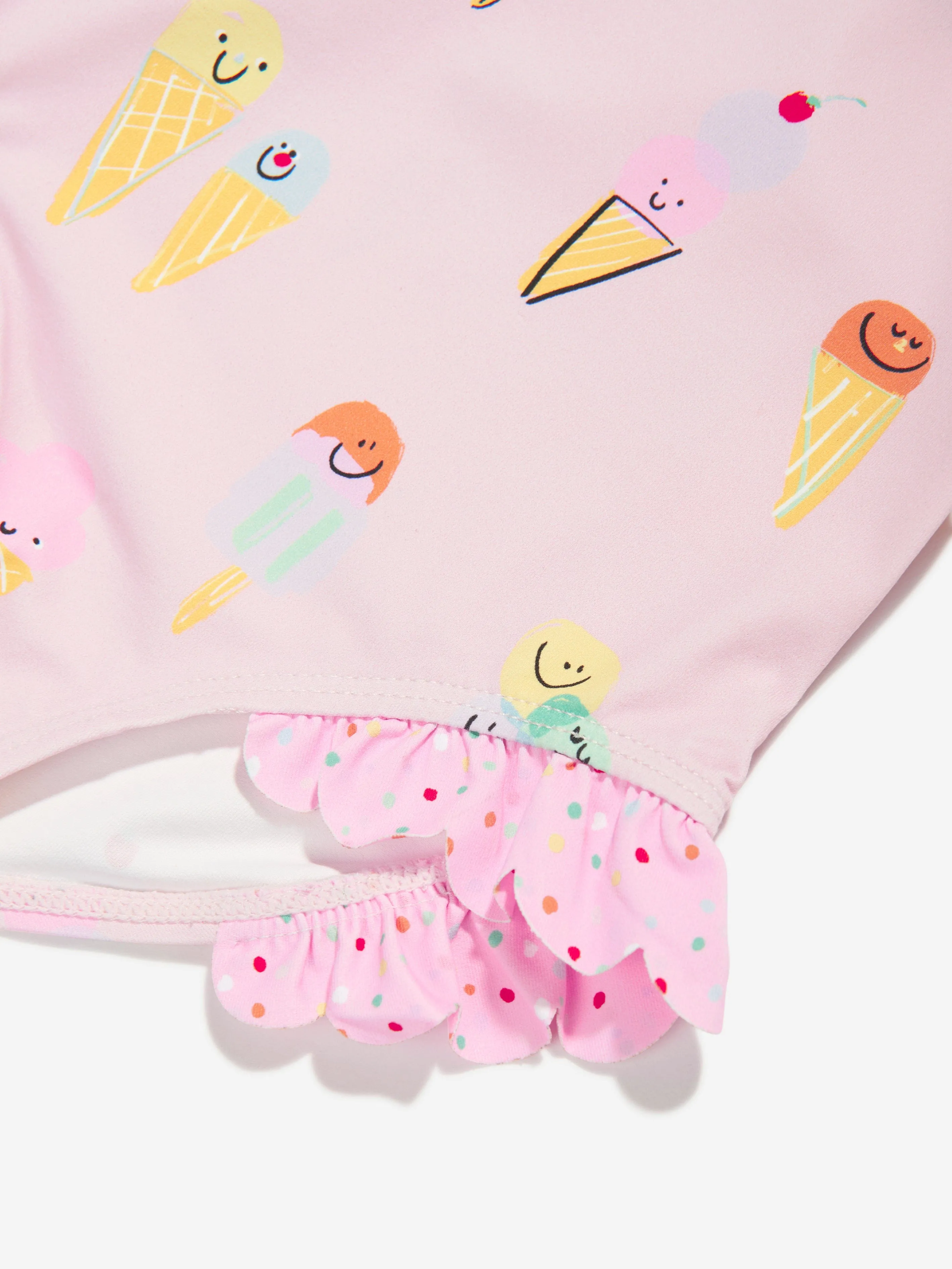 Baby Mädchen Eiscreme Badeanzug in Rosa