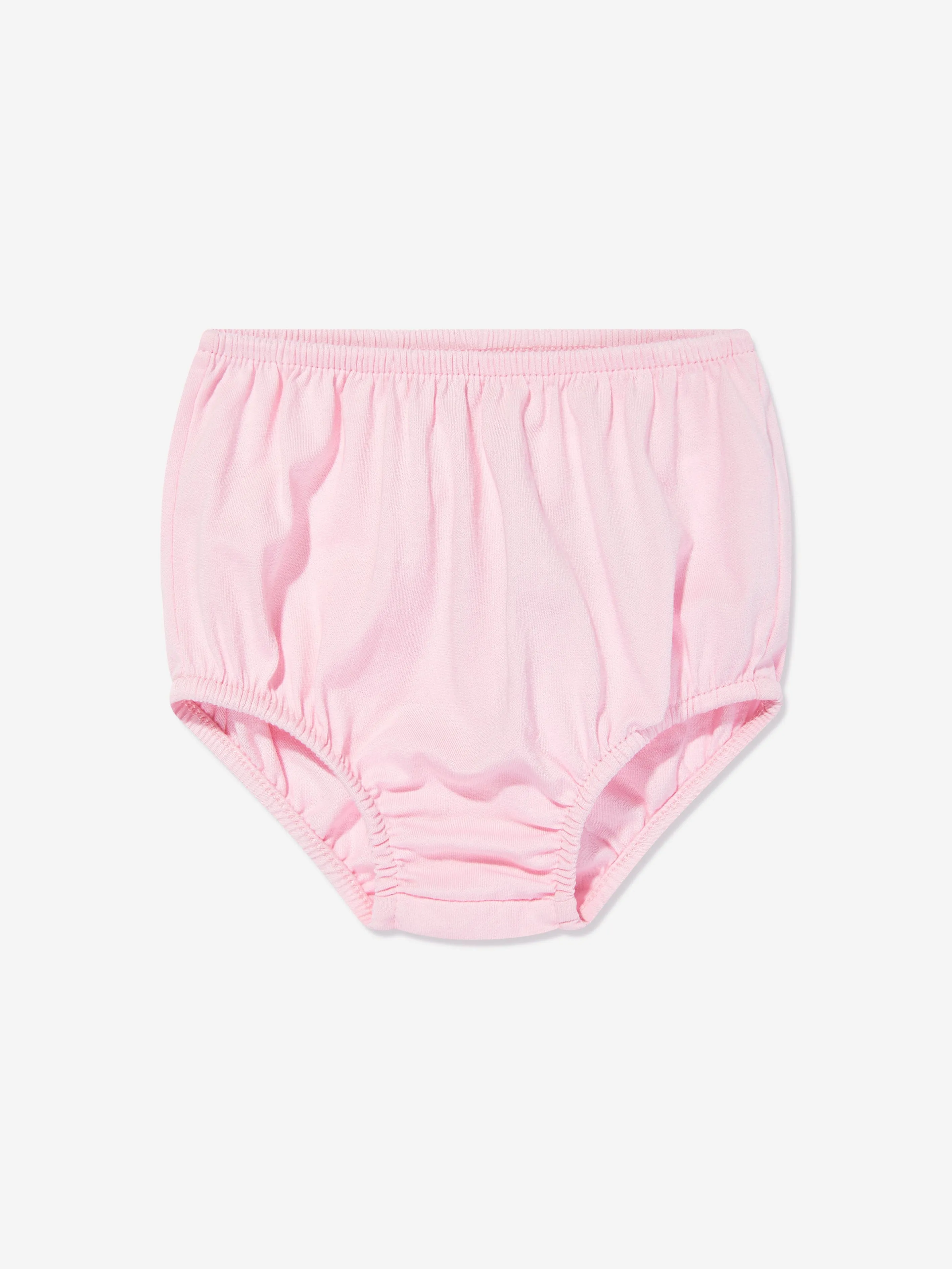 Rüschen-Polo-Kleid mit Bloomers in Rosa für Baby-Mädchen