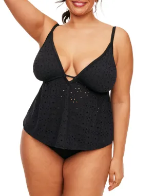 Bailee Damen Plus-Size Badeanzug Tankini-Oberteil