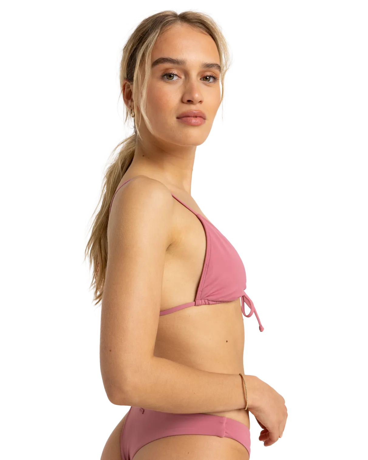 Beach Classics Bikini-Oberteil mit Trägern in Heather Rose