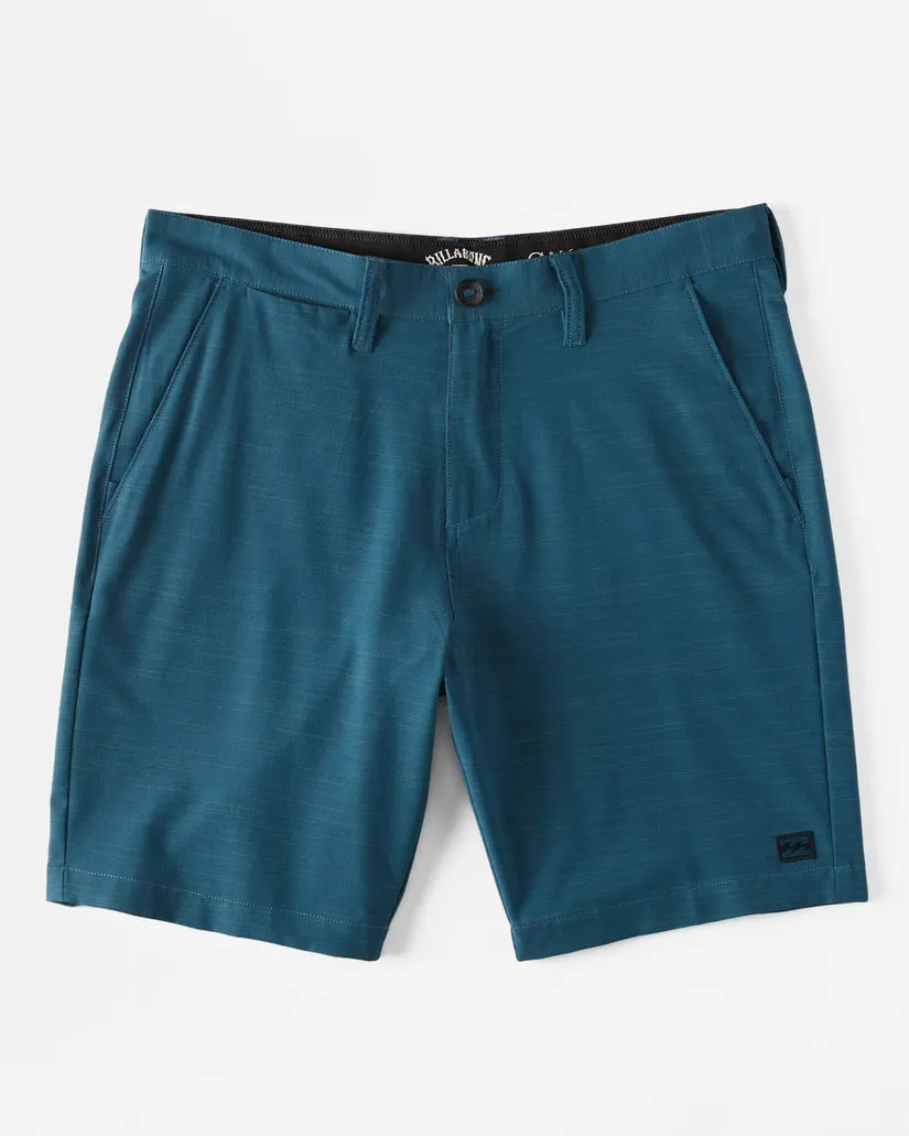 Billabong Crossfire Slub Mid Shorts - Ozean