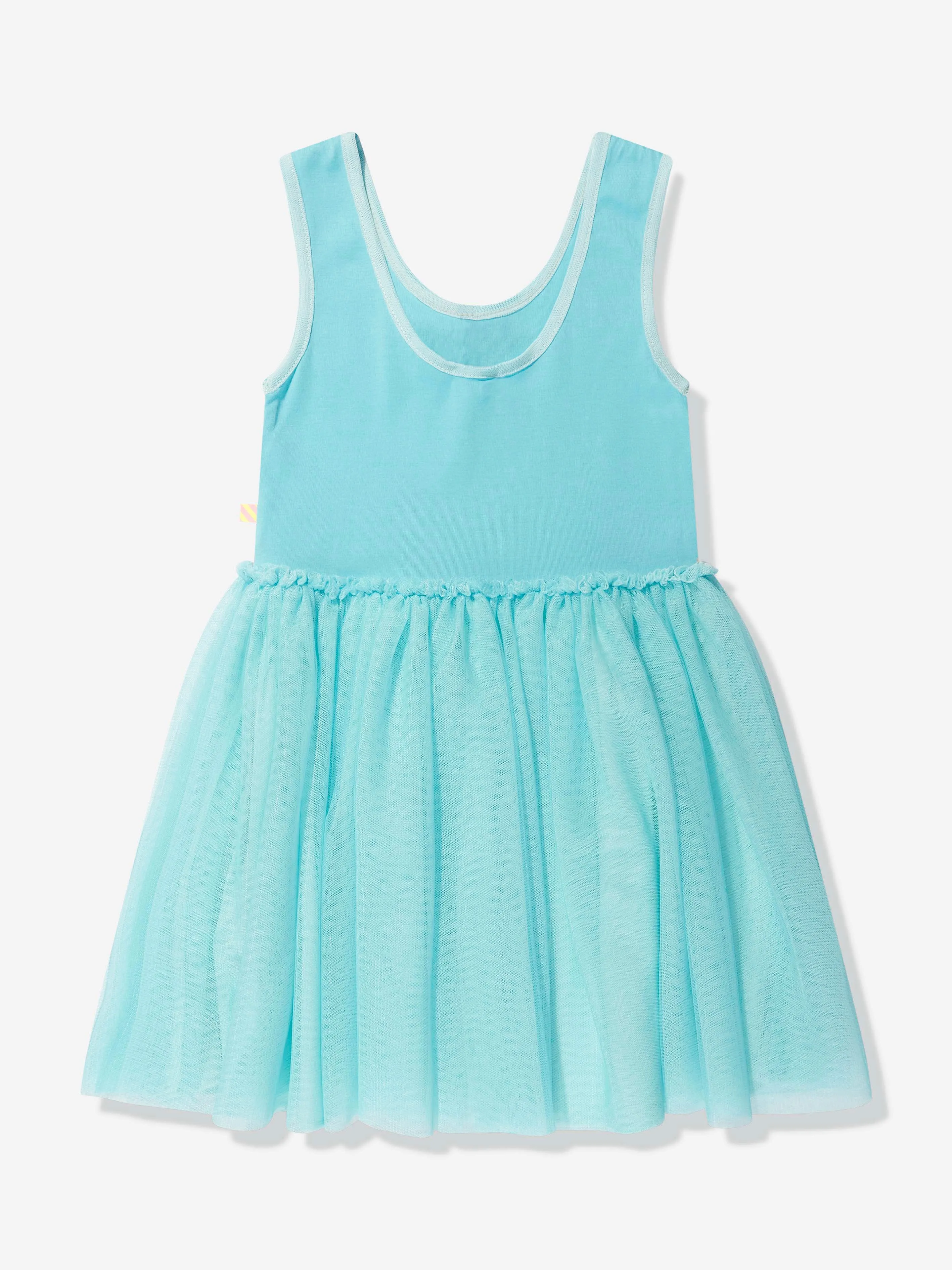 Billieblush Mädchenkleid mit Glitzerkrone in Blau