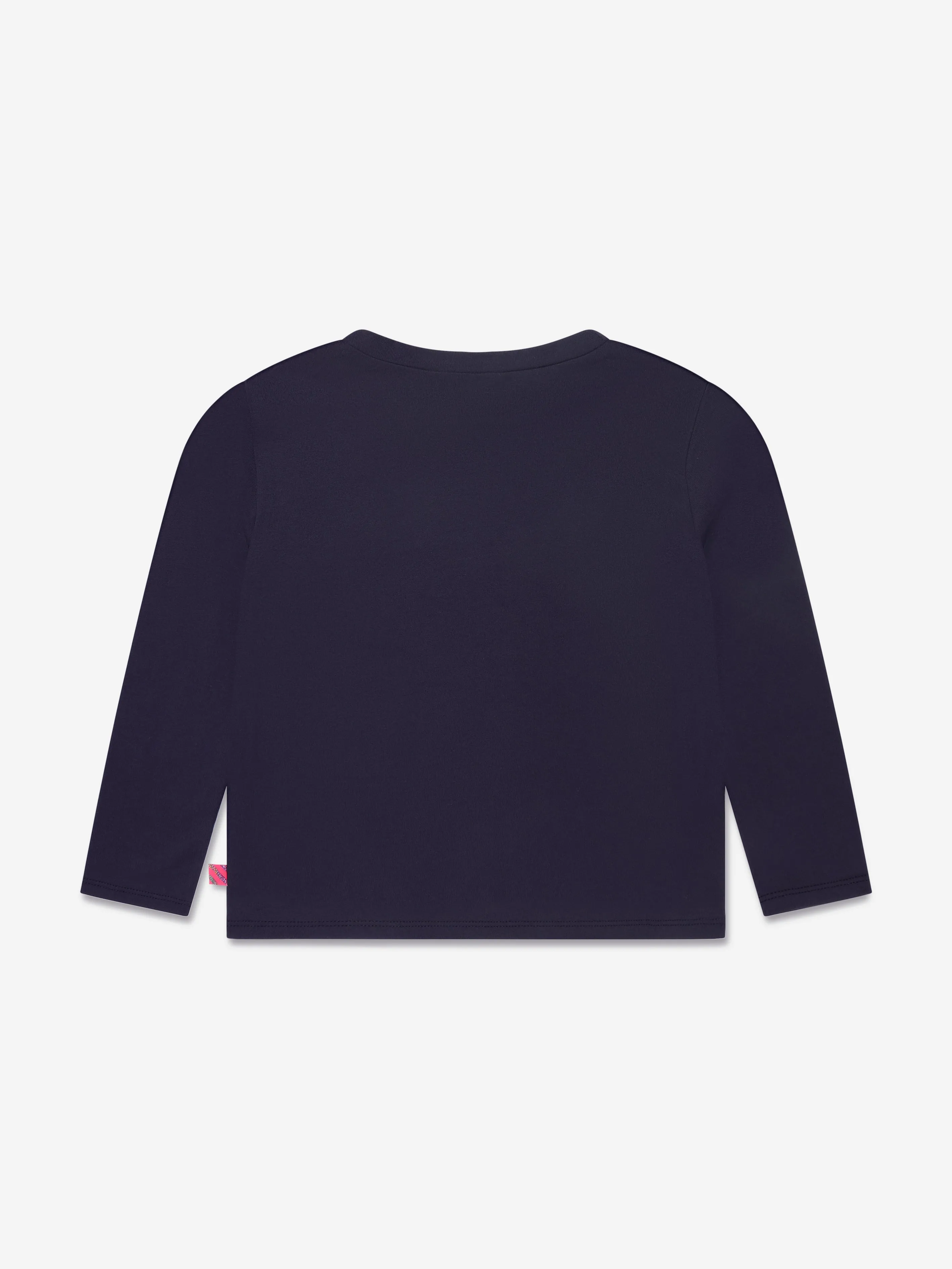 Billieblush Mädchen Langarm T-Shirt in Marineblau