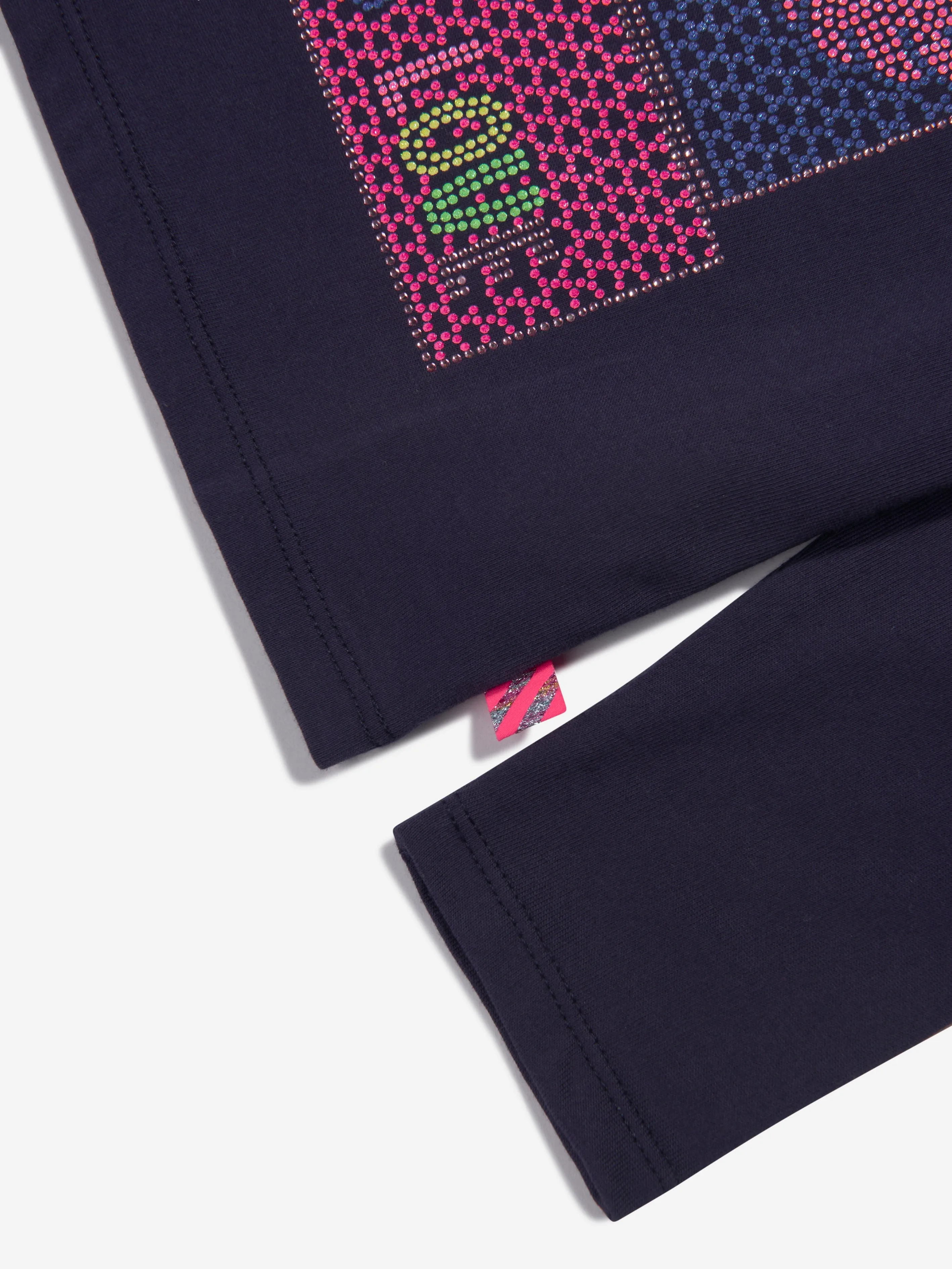 Billieblush Mädchen Langarm T-Shirt in Marineblau