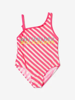 Billieblush Mädchen Badeanzug Mit 2 Scrunchies in Rosa