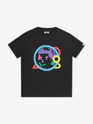 Billionaire Boys Club Kids Puff Print Astro Helm T-Shirt in Schwarz
