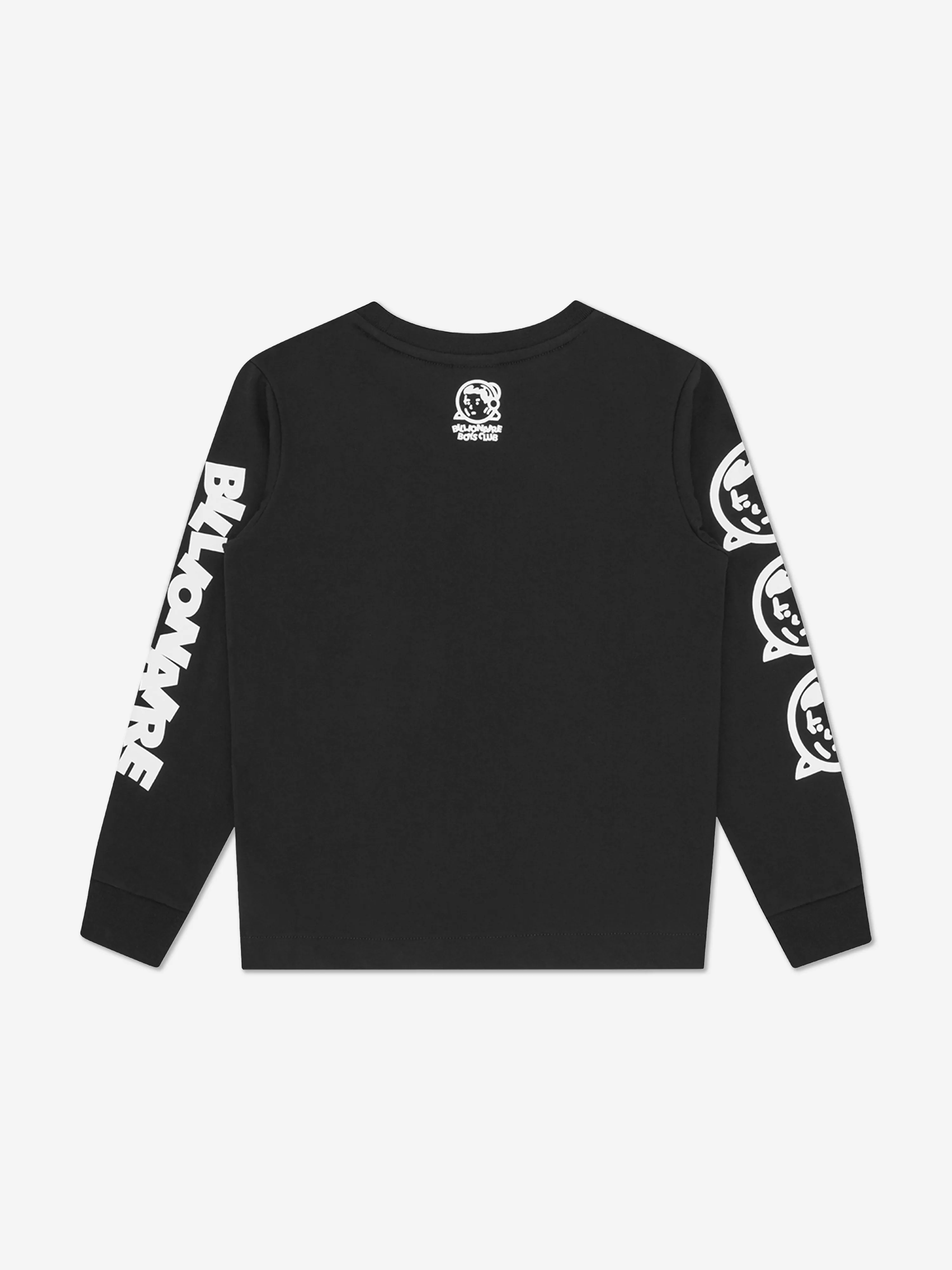 Billionaire Boys Club Kids Gehender Roboter Langarm T-Shirt in Schwarz