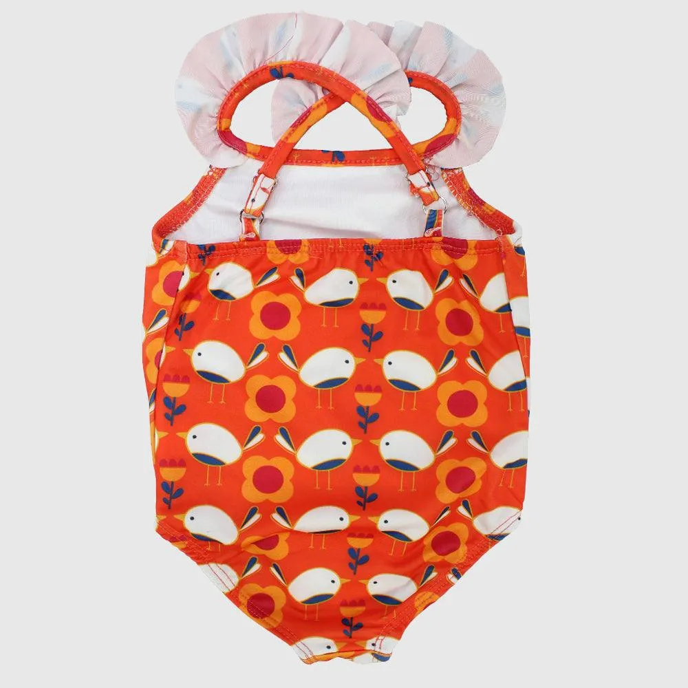 Birdy Badeanzug in Orange