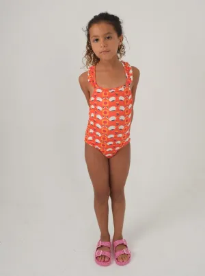 Birdy Badeanzug in Orange