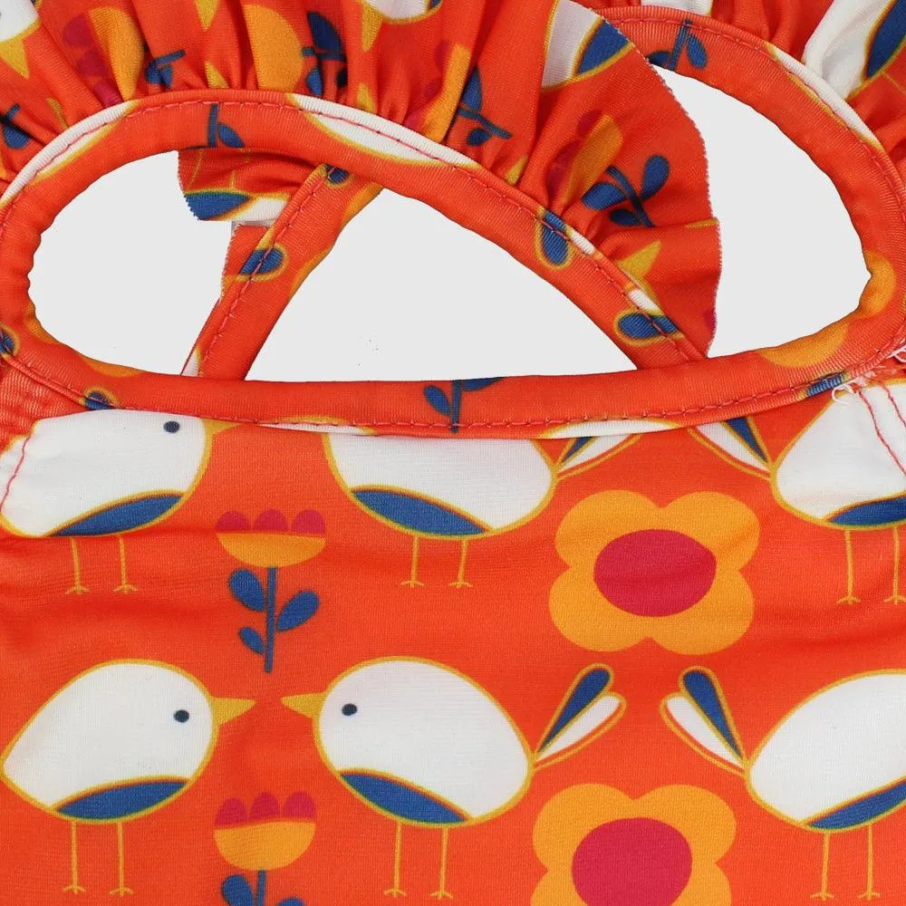 Birdy Badeanzug in Orange
