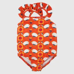 Birdy Badeanzug in Orange