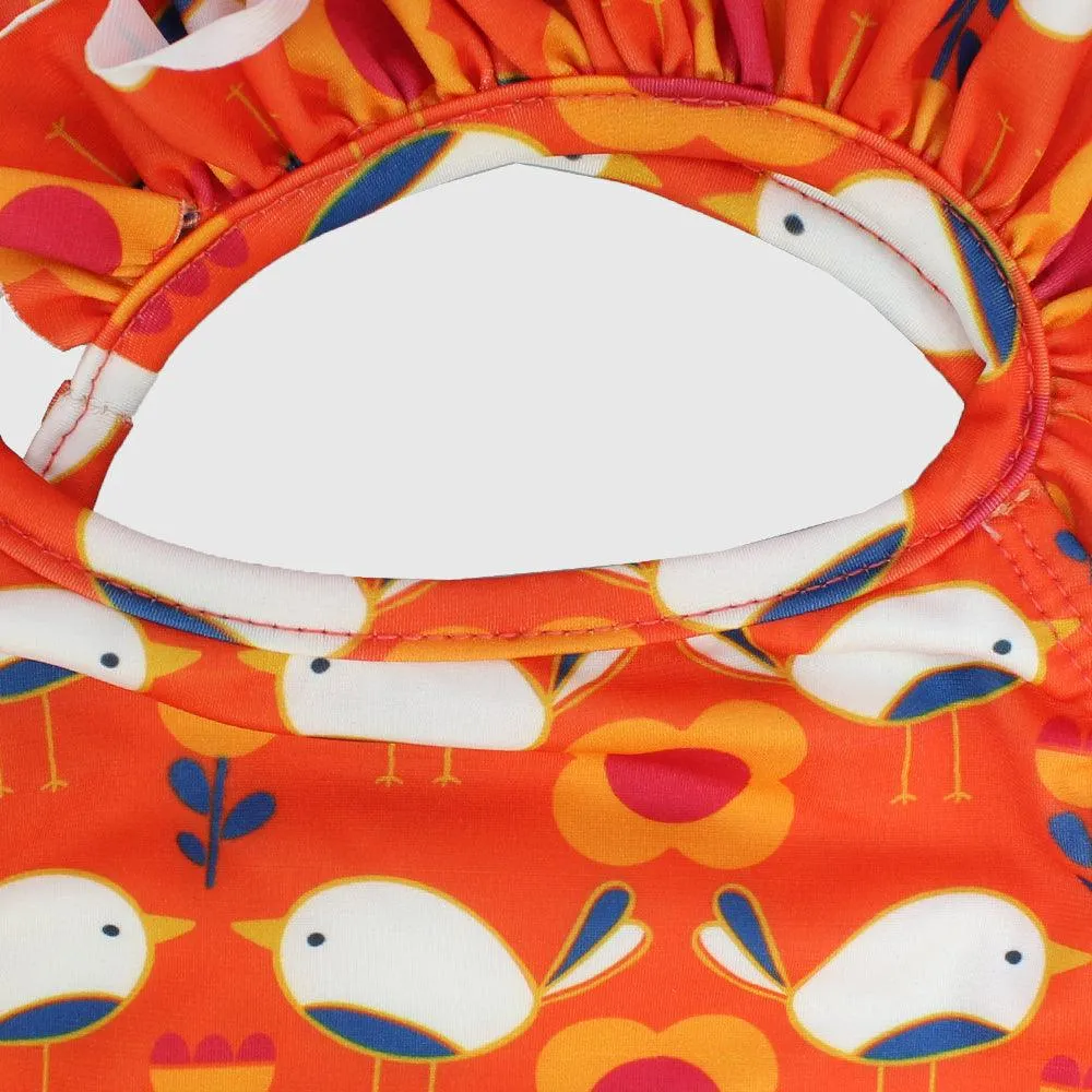 Birdy Badeanzug in Orange
