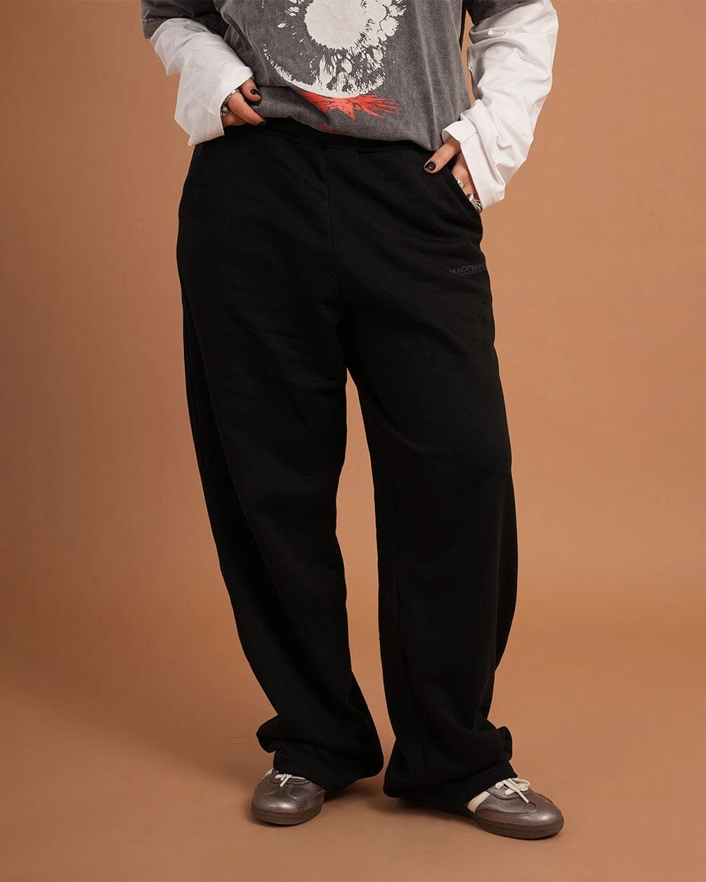 Black Wide Leg Swants