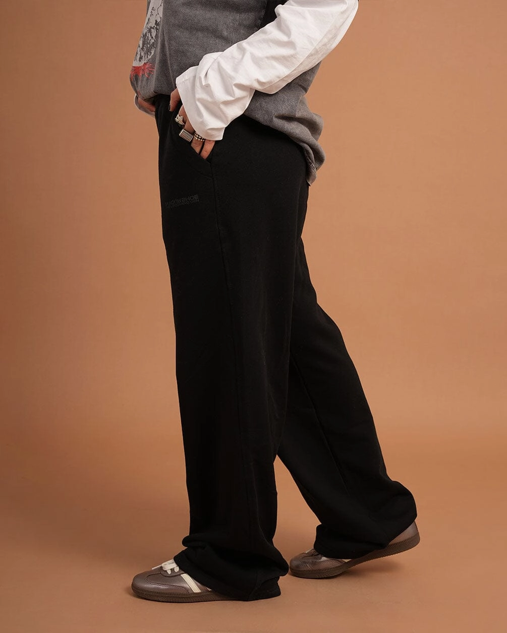 Black Wide Leg Swants