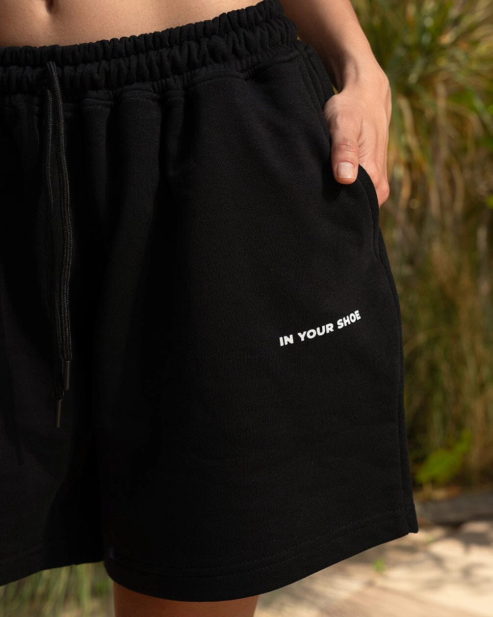 Black Wide Leg Sworts