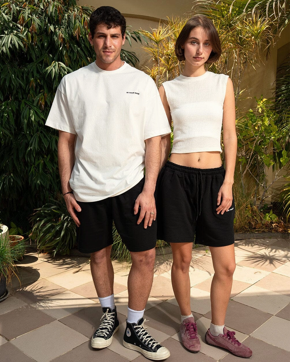 Black Wide Leg Sworts