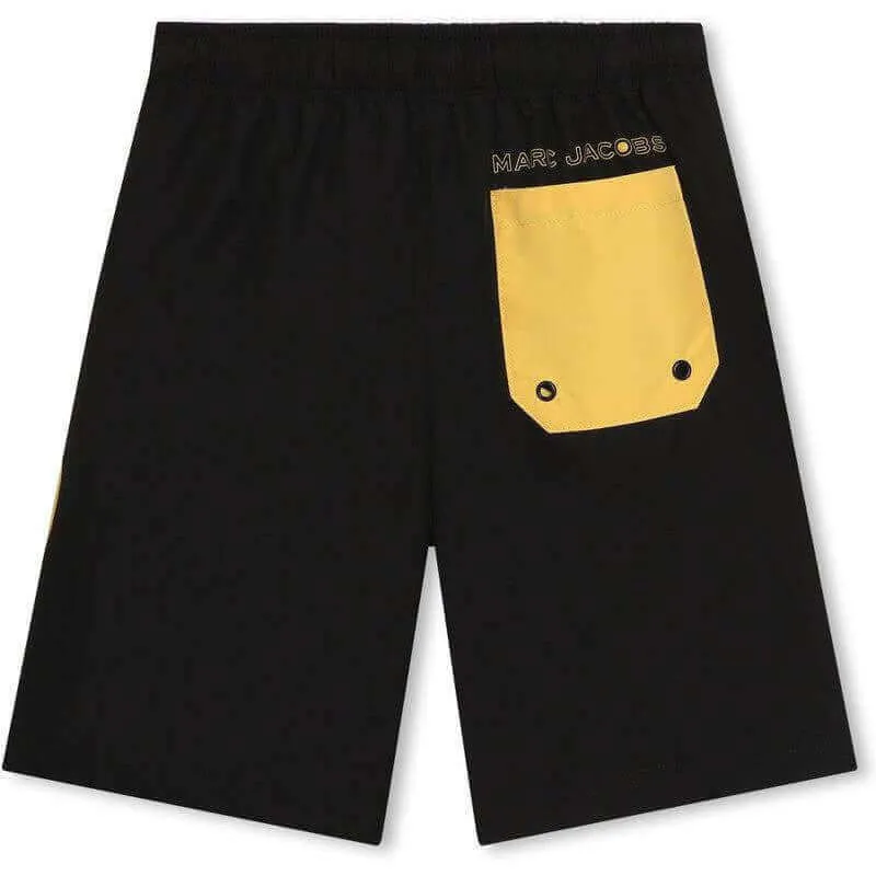 Jungen Schwarze Marc Jacobs X Smileyworld Badeshorts