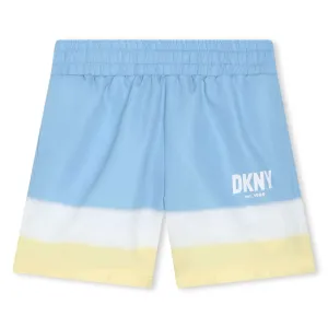 Jungen Badehorts in Blau & Zitronenblock-Optik