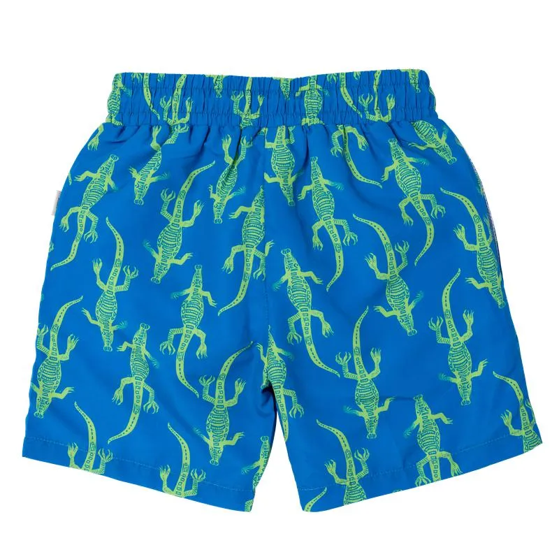 Blaue Croc-Schwimmhosen für Jungen