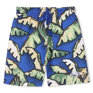 Jungle Schwimmhose für Jungen - Blau