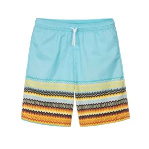 Blaue Badeshorts für Jungen