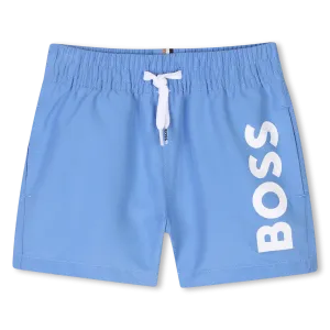Blaue Badeshorts für Jungen