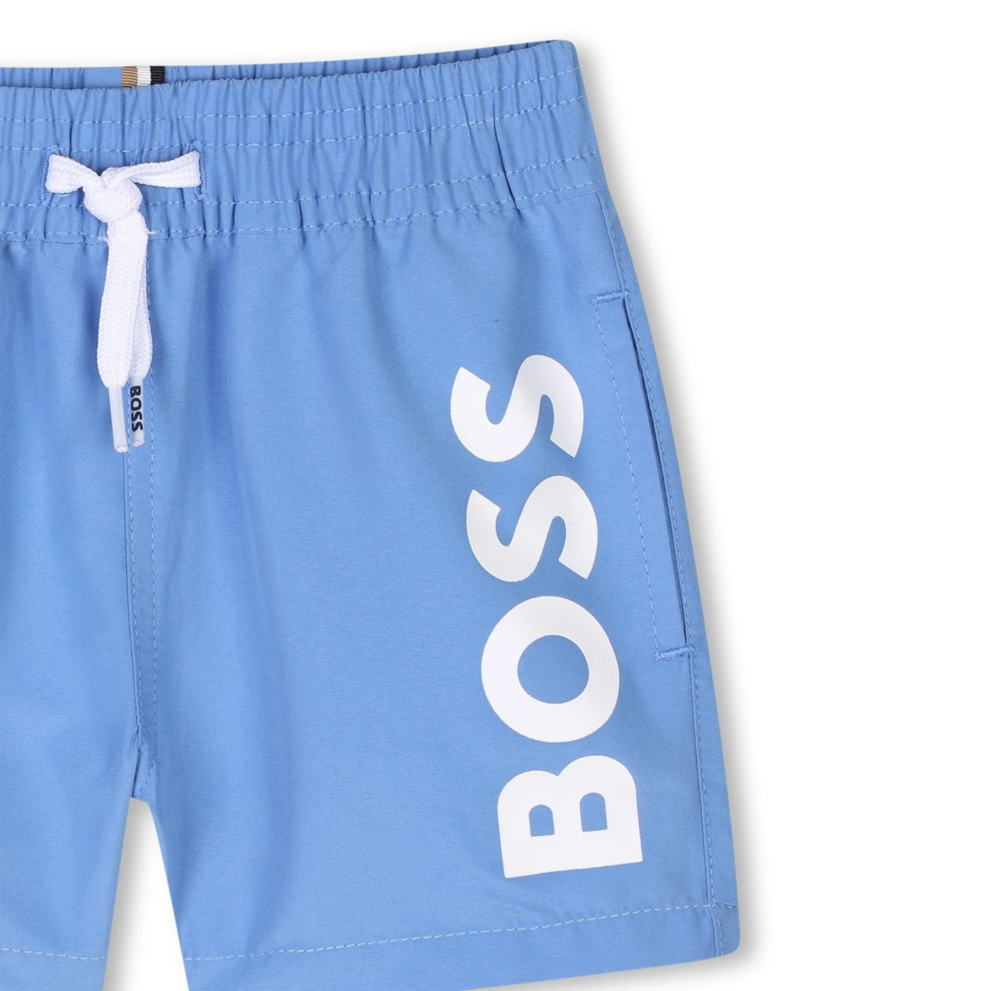 Blaue Badeshorts für Jungen
