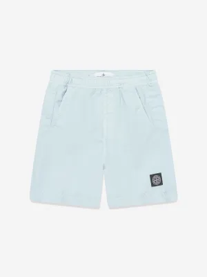 Boys Compass Logo Badeshorts in Blau
