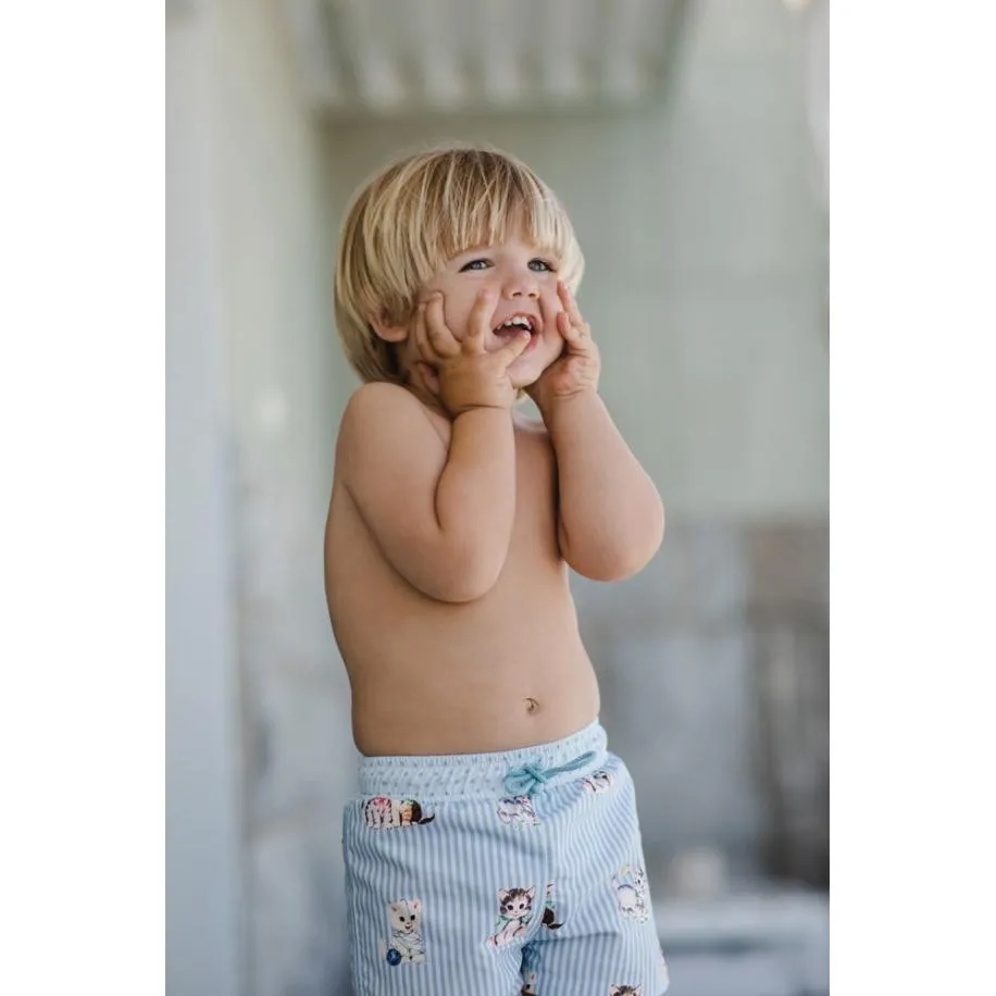Jungen Pelzball Badehose