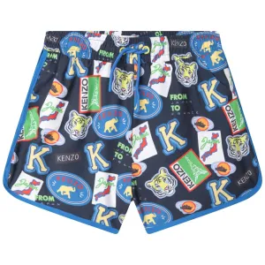 Jungen Journey Print Badeshorts
