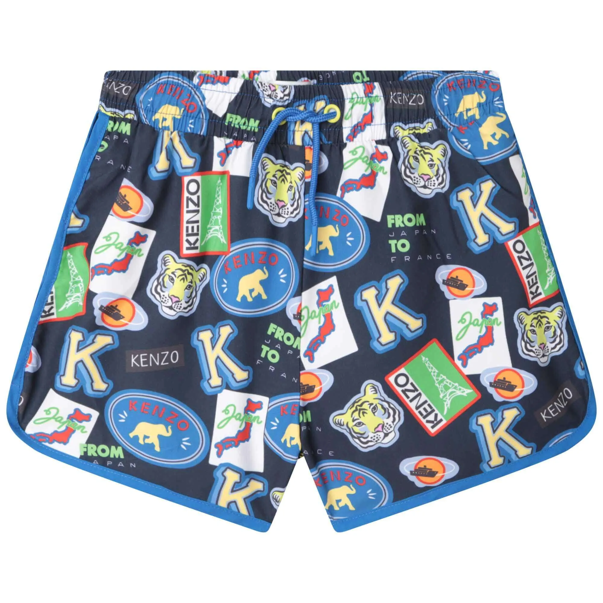 Jungen Journey Print Badeshorts