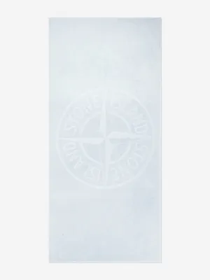 Jungen Logo Strandtuch in Blau