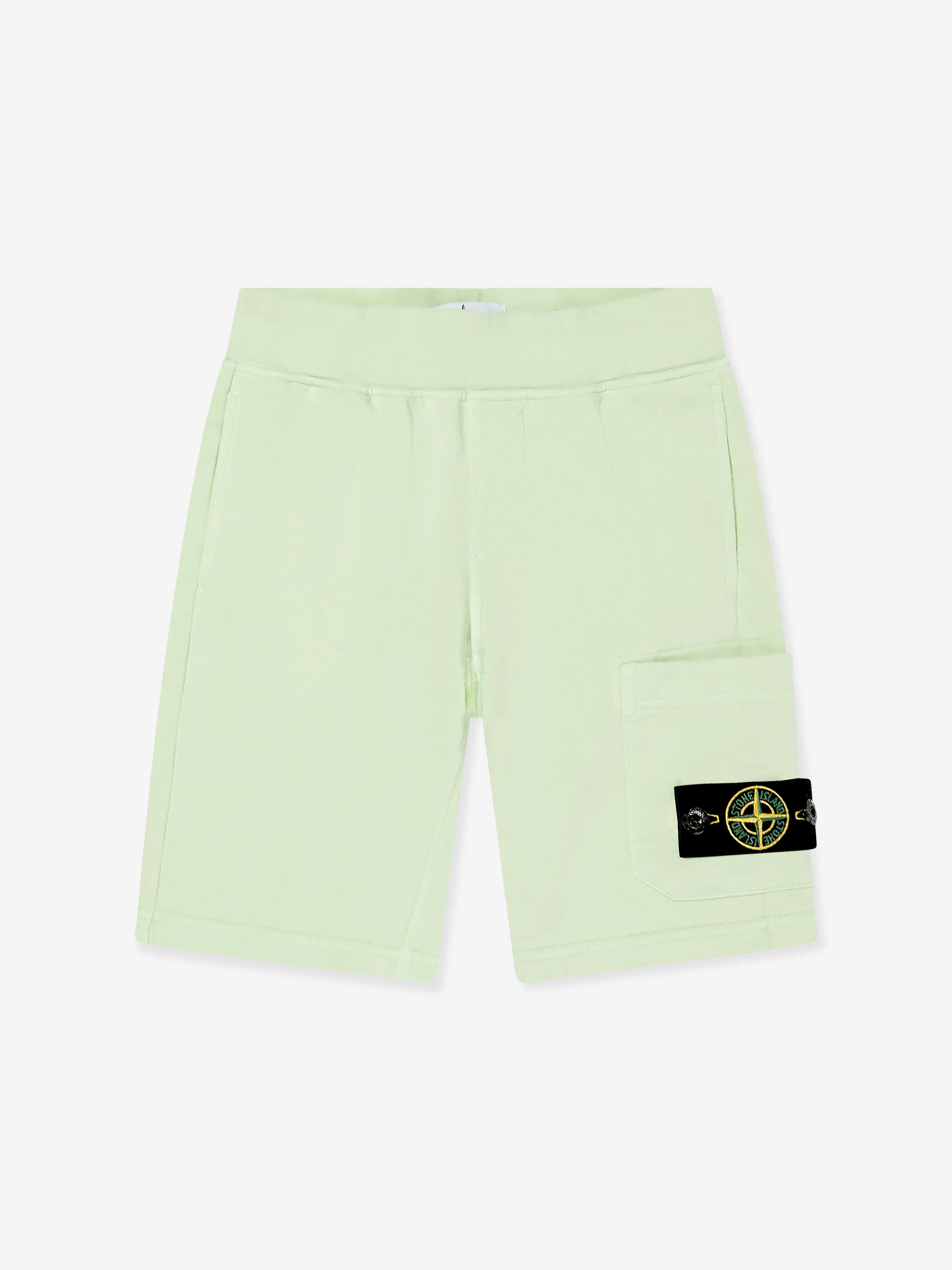 Jungen Logo Taschen Shorts in Grün